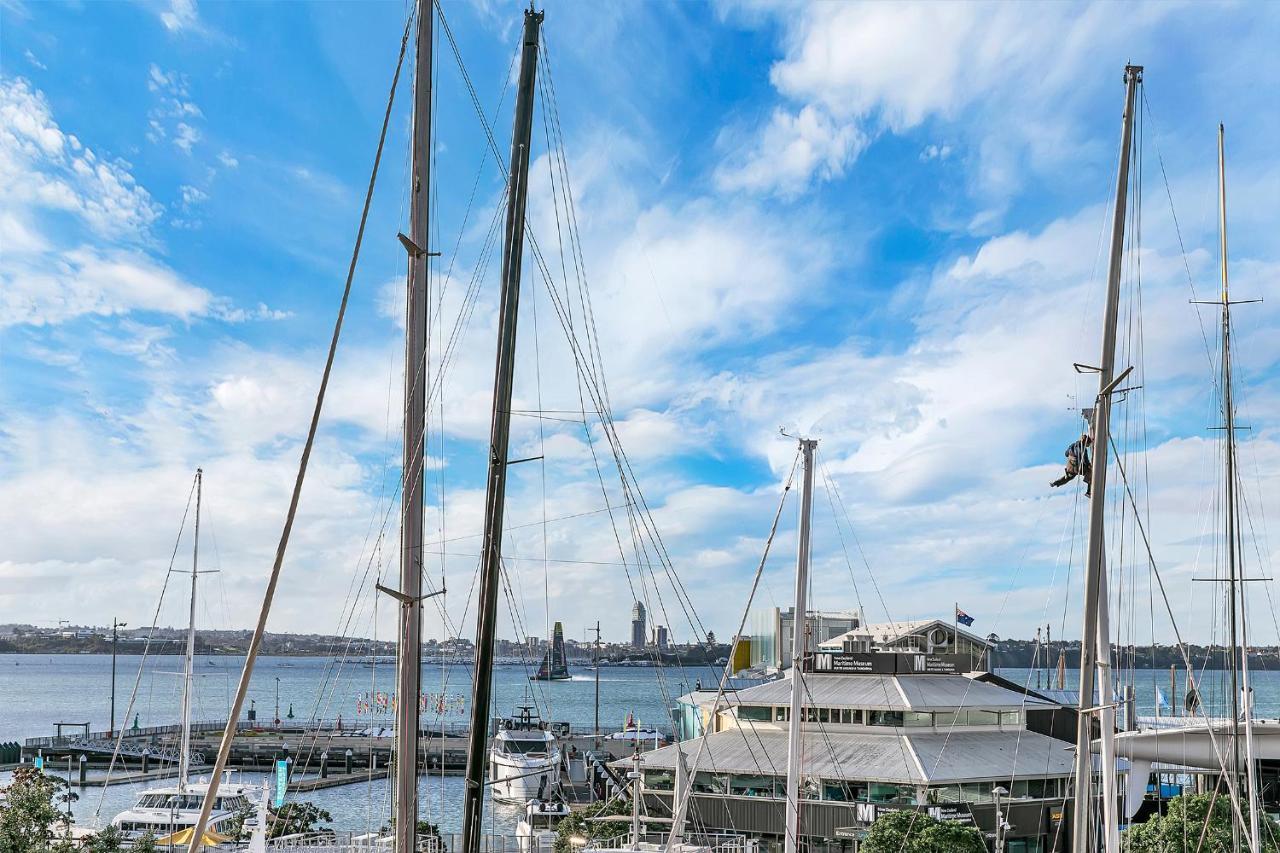 オークランドSunset Harbour Sanctuary + Cpアパートメント エクステリア 写真